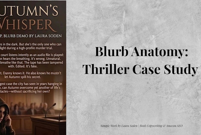 write a compelling book blurb or amazon book description
